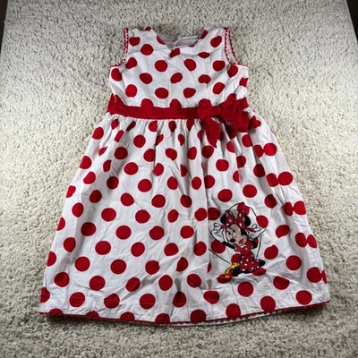 Vestido Minnie Mouse feminino bolinhas vermelhas parques da Disney tamanho 10A - Imagem 1 de 4