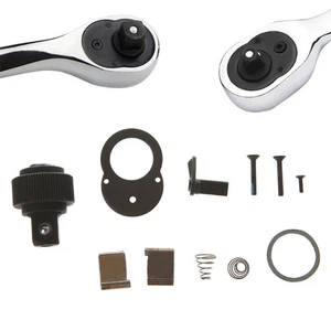 Quality Ratchet Socket Wrench Repair Accessory Reversible Chrome Plated - Picture 1 of 16
