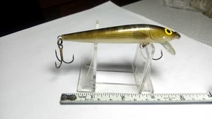 STORM, "JR.THUNDER STICK MINNOW" GOLDEN SHINER PATTERN, 2 HOOK, 3 1/2",EXC.COND. - Picture 1 of 4