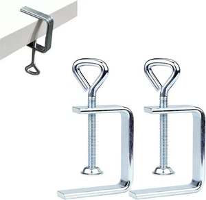 Woodworking C-Clamp, 2PCS Stainless Steel Heavy Duty Clamps for Silver - Picture 1 of 7