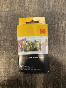 Kodak 2x3 Premium Zink Photo Paper 50 Sheets Compatible with Kodak Smile - Afbeelding 1 van 2