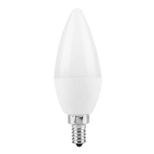 3W E12 RGB Color Changing LED Candle Light Bulb AC85-265V With Remote Control HD - Picture 1 of 17