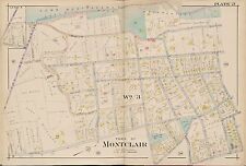 1904 ROBINSON ESSEX COUNTY MONTCLAIR NEW JERSEY EAGLE ROCK RESERVATION ATLAS MAP