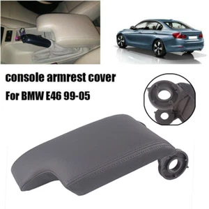PU Leather Armrest Center Console Lid Cover for E46 3 Series 1999-2005 2004 BMW - Picture 1 of 7