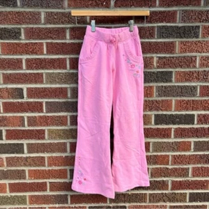 OshKosh B’Gosh Pink and Floral Kid’s Girl’s Sweatpants - Picture 1 of 3