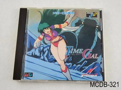 Time Gal Sega MegaCD Importación Japonesa Sega Mega Drive CD JP Japón Vendedor de EE. UU. B Foto 1 de 4
