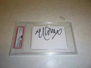 MICHAEL J. FOX  signed CUT  autograph PSA/DNA encapsulated BACK TO THE FUTURE - Picture 1 of 3