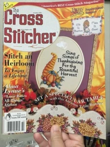 The Cross Stitcher Magazine October 1999 20 Charts Fall, teddy bears, wood duck - Picture 1 of 12