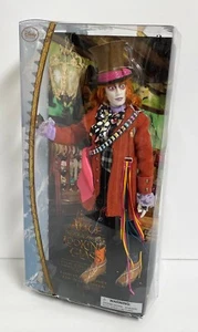 Disney Store Alice Through the Looking Glass Mad Hatter Johnny Depp 13" Doll NIB - Picture 1 of 12
