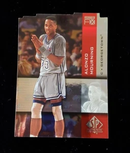2010 ALONZO MOURNING Upper Deck RETRO SP Authentic Holo FX Red Die-Cut RARE HTF - Picture 1 of 5
