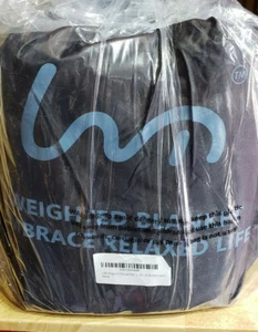 LNM Weighted Blanket 72" x 48" Twin 15lbs Reduce Stress All Age - Picture 1 of 6