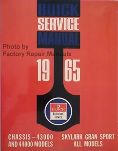1965 Buick Special Gran Sport Skylark Factory Shop Service Repair Manual Reprint - Bild 1 von 3