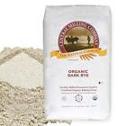 100% Organic Whole Dark Rye Flour - 25 lbs FREE SHIPPING USA BEST