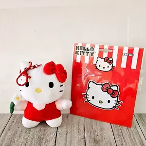 Sanrio Hello Kitty Plush Doll Keychain and Patch Set - Picture 1 of 16