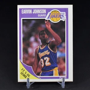 1989 Fleer #77 Earvin Johnson HOF Los Angeles Lakers - Picture 1 of 2