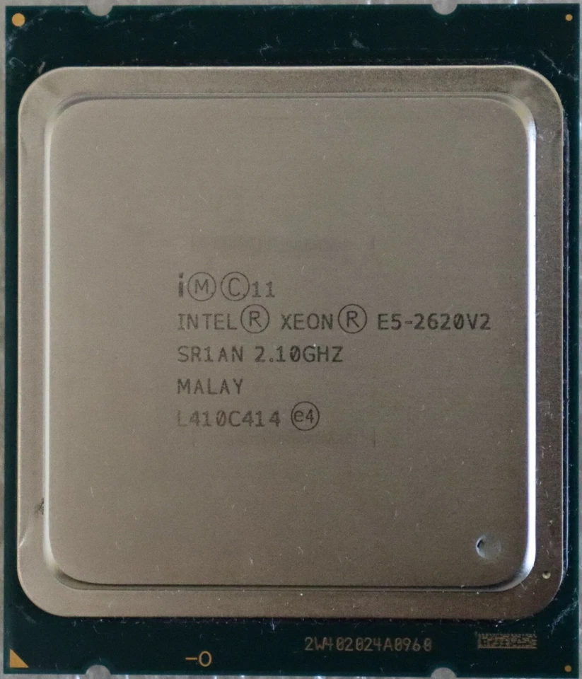 Intel Xeon E5-2620 V2 CPU 2.10GHz 6Core 15M SR1AN LGA2011 Processor - Image 1 of 1