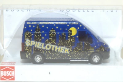 Busch 47334 Fiat Ducato Spieothek HO 1:87 NUOVO - Immagine 1 di 2