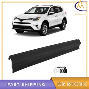 Para Toyota RAV4 2013-2015 negro puerta inferior delantera derecha moldura lado pasajero - Imagen 1 de 13