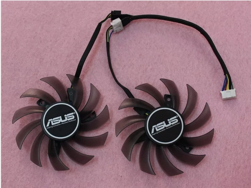 1PC  GTX 660 670 770 R9-270X DCII Graphics Card Fan Replacement 5Pin R182b 75mm - Image 1 of 4