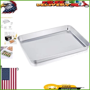 Durable Deep Edge Stainless Steel Baking Tray - Dishwasher Safe, Aluminum Free - Picture 1 of 9