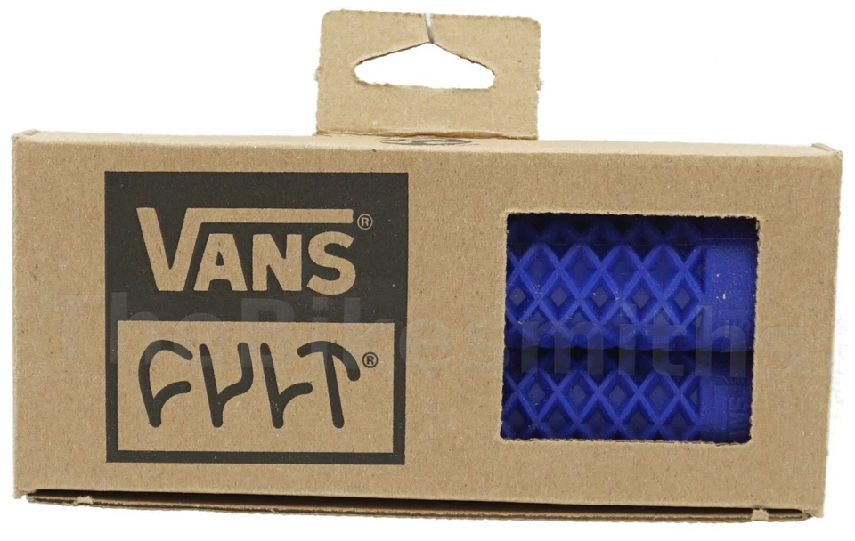 Empuñaduras de BMX sin bridas ODI Vans x Cult diseño gofre largas 143 mm de longitud bicicleta suave Foto 1 de 1