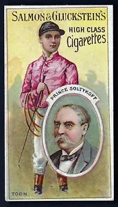 SALMON & GLUCKSTEIN - OWNERS & JOCKEYS SERIES - TOON / PRINCE SOLTYKOFF - Picture 1 of 2