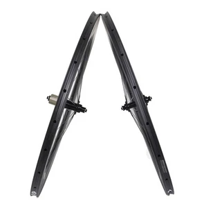 Sapim Carbon Wheel 88mm Tubular Road Bike UD Matt Rim brake 700C Powerway - Bild 1 von 6