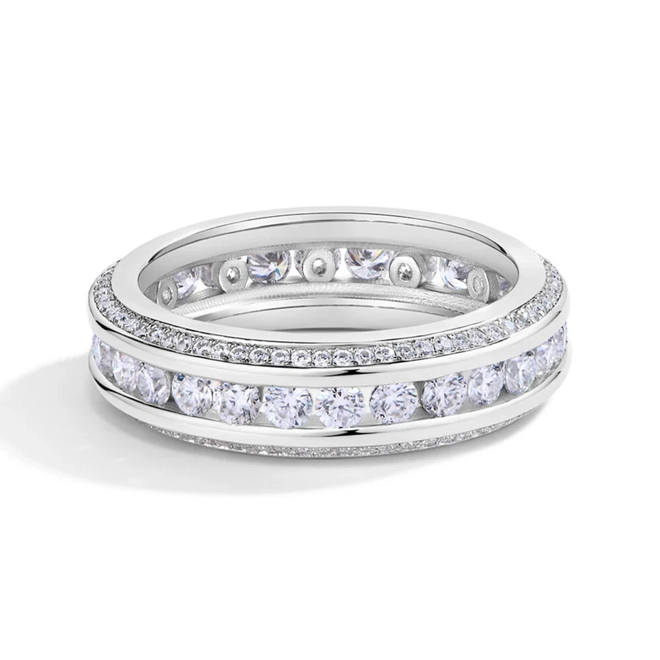 2ct VVS1 D Excellent 18K White Gold Lab Created Ring Diamond Test Certified - Image 1 of 3