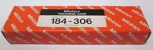 Mitutoyo 184-306 Thickness Gage, .05mm-.08mm - Picture 1 of 3