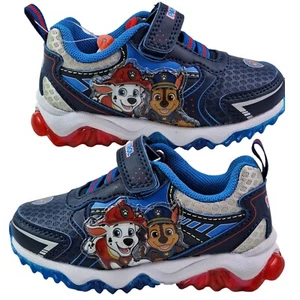Zapatillas deportivas Paw Patrol ligeras para niños pequeños talla 7 azules sin cordones - Imagen 1 de 20