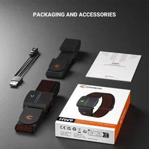 HW9 Armband Heart Rate Monitor BLE5.0 ANT+ for Fitness, Cycling, Peloton & Zwift - Picture 1 of 6