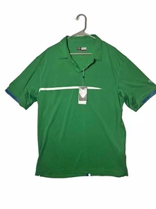 Polo Callaway Opti-Dri para hombre talla 2XL (XXL) verde con rayas, nuevo con etiqueta - Imagen 1 de 8