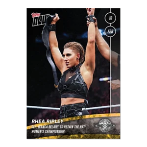 Topps Now NXT #7 2020 Rhea Ripley conserva el título NXT EN NXT TAKEOVER PORTLAND - Imagen 1 de 1