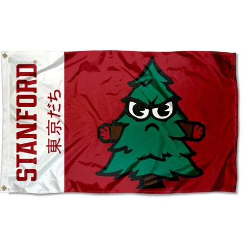 Stanford Cardinal Kawaii Tokyodachi Mascot 3x5 Banner Flag Cover
