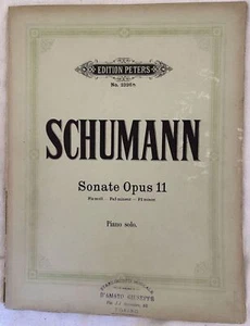 ROBERT SCHUMANN SONATE OPER 11 KLAVIER ALFRED DORFFEL ADOLF RUTHARDT KLAVIER - Bild 1 von 2