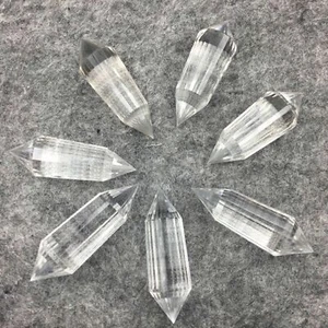 Vogel Style 24 Sided Natural Clear Quartz Crystal DT Point Wand Healing 1 Piece - Bild 1 von 12