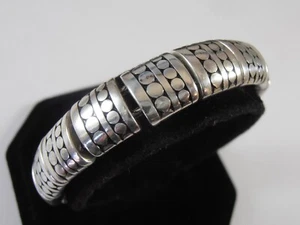 Bracciale Brighton Tono Argento Slide 7 3/4” Lungo 1/2” Largo Serpente - Foto 1 di 8