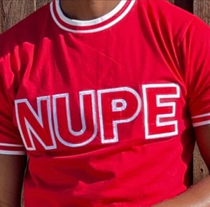 Kappa Alpha Psi Double Appliqué “NUPE” Embroidery T Shirt - Picture 1 of 3