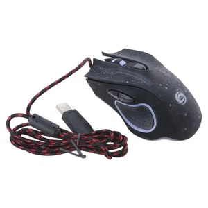 USB Wired Gaming Mouse 3200DPI Adjustable 6 Buttons LED Backlit Gamer Mice - Picture 1 of 8