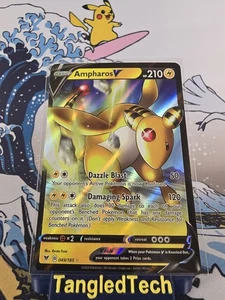 Pokemon Ampharos V 049/185 Vivid Voltage Ultra Rare Holo Englisch Near Mint - Bild 1 von 2