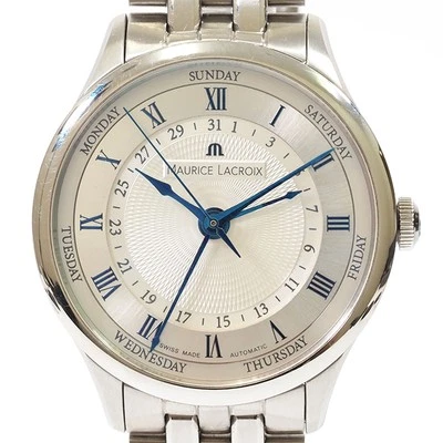 Reloj Pulsera MAURICE LACROIX Obra Maestra Automático MP6507 Esfera Plateada SS Para Hombre Foto 1 de 4