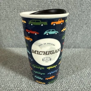 Michigan Starbucks Keep On Cruising 12oz Ceramic Tumbler New Coffee Tea Car - Picture 1 of 5