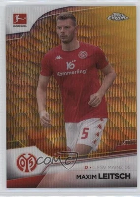 2022-23 Topps Chrome Bundesliga Gold Wave Refractor /50 Maxim Leitsch #65 - Image 1 of 2