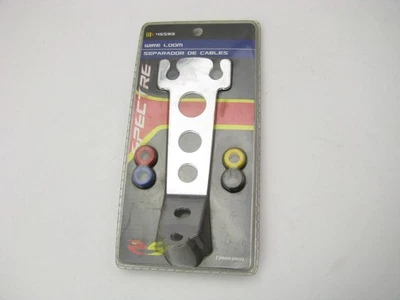 Spectre 45583 Chrome Spark Plug Wire Separator Holder 2 Wire W/ Colored Grommets - Image 1 of 3