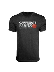 Black Rifle Coffee Company Caffeinate Mars T-Shirt Vintage Black SIZE M - Picture 1 of 5