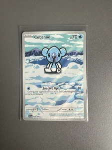 Pokemon TCG Cubchoo Illustration Rare Karte 109/086 Sv: Black Bolt - Bild 1 von 3