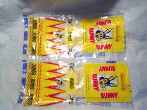 2-BUNNY BREAD VINTAGE BREAD WRAPPERS BAG,Jumbo bake-rite baking,plover wisconsin - Picture 1 of 4