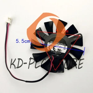 55mm 4 Video Card GT240 GT430 8600GT 8500GT HD5570 9500GT Graphics Card Fan 2Pin - Picture 1 of 6