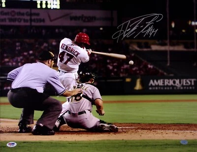 Howie Kendrick Signed Angels Baseball 16x20 Photo PSA/DNA COA Autograph Picture - Image 1 of 4