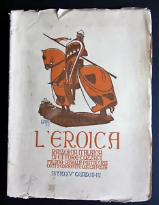1927 L'EROICA Ettore Cozzani quaderni 111-112 ALBERTO MARTINI Publio Morbiducci - Imagen 1 de 12